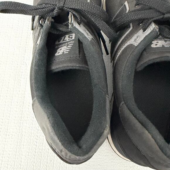 New Balance 574 v2 Shoes Mens Size 12 D Black Sneakers Lace Up Low Top main image 2